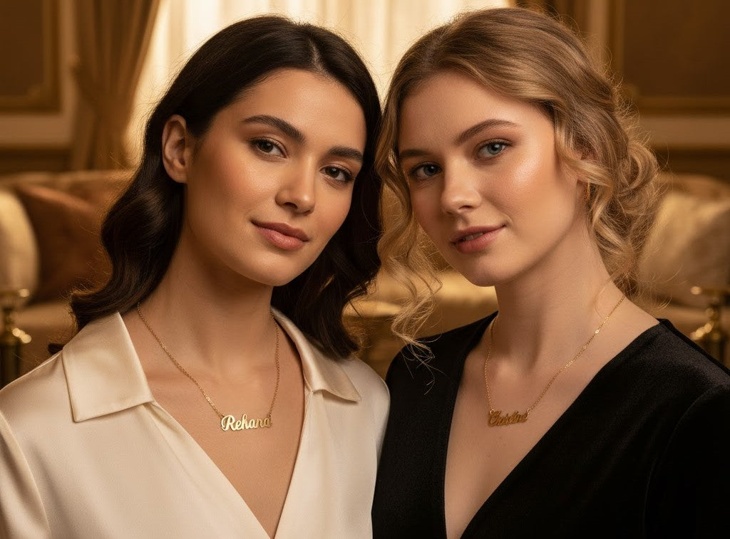 Custom Name Necklace Dubai: How Piece of You Creates Personalized Gold Jewellery That Tells Your Story